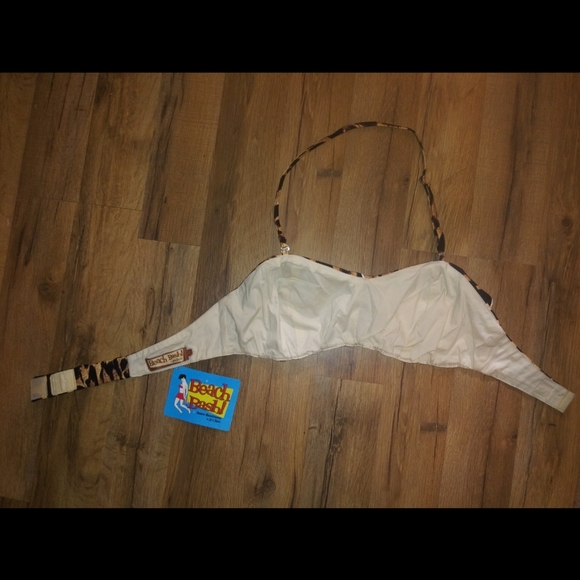 Beach Bash Leopard Beach Wear Bikini Top - Picture 6 of 13